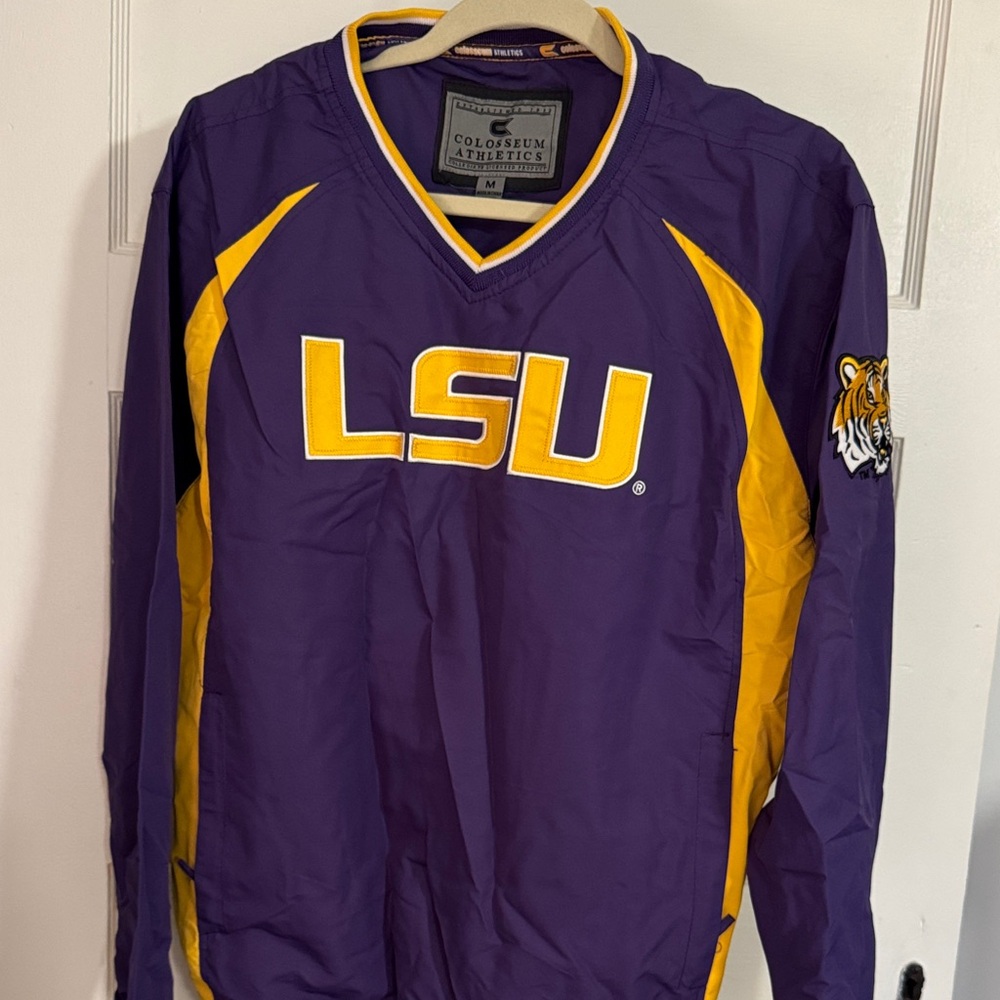 Colosseum Athletics LSU Purple and Yellow Women's Top